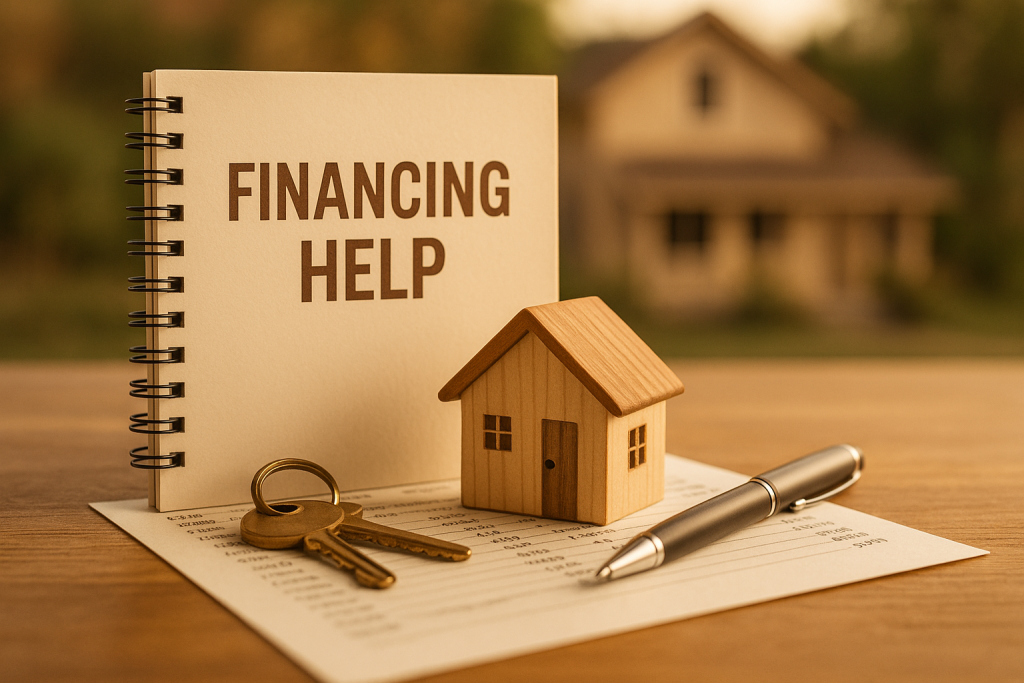 financing help from Oak Built Homes